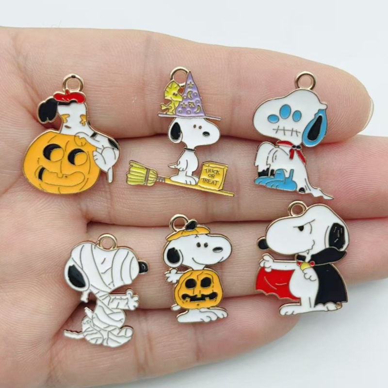 Jewelry Making Factory - 10 szt. Urocze Halloweenowe Kreskówkowe Szczenięce