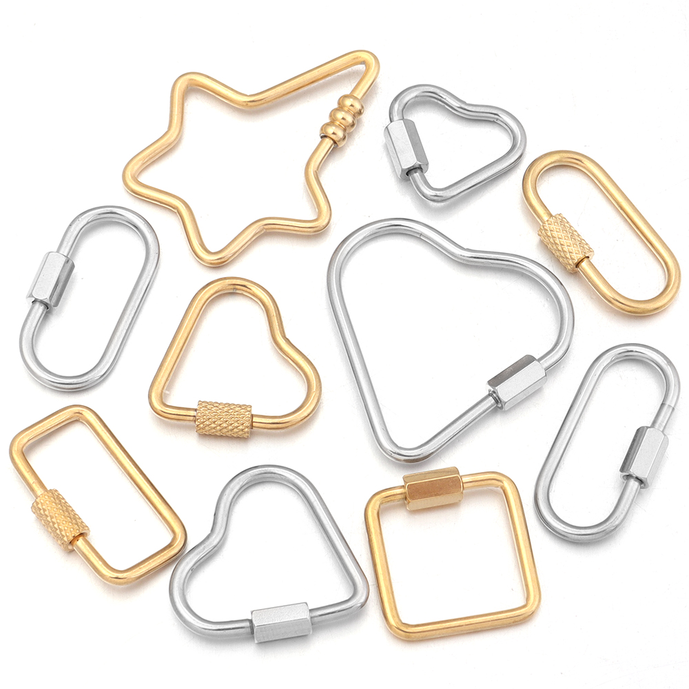Jewelry Making Essentials - 2 sztuk złota ze stali nierdzewnej