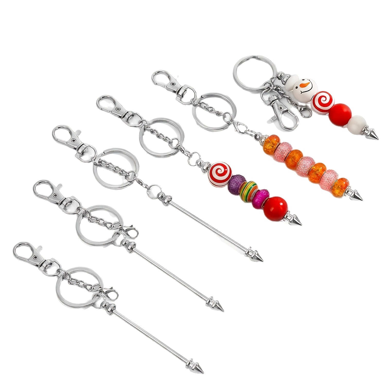 Jewelry Making For 5 Year Old - 6 szt. Kreatywne breloczki do samodzielnego