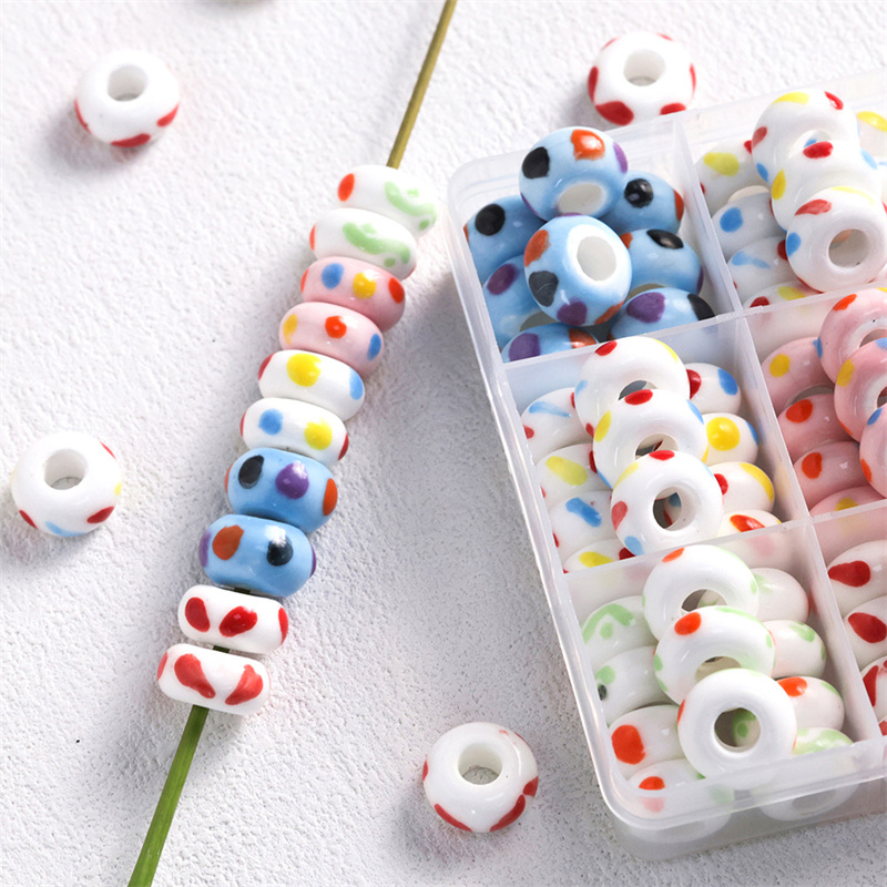 Jewelry Making For 5 Year Old - Koraliki ceramiczne dla dzieci, kolorowe, z