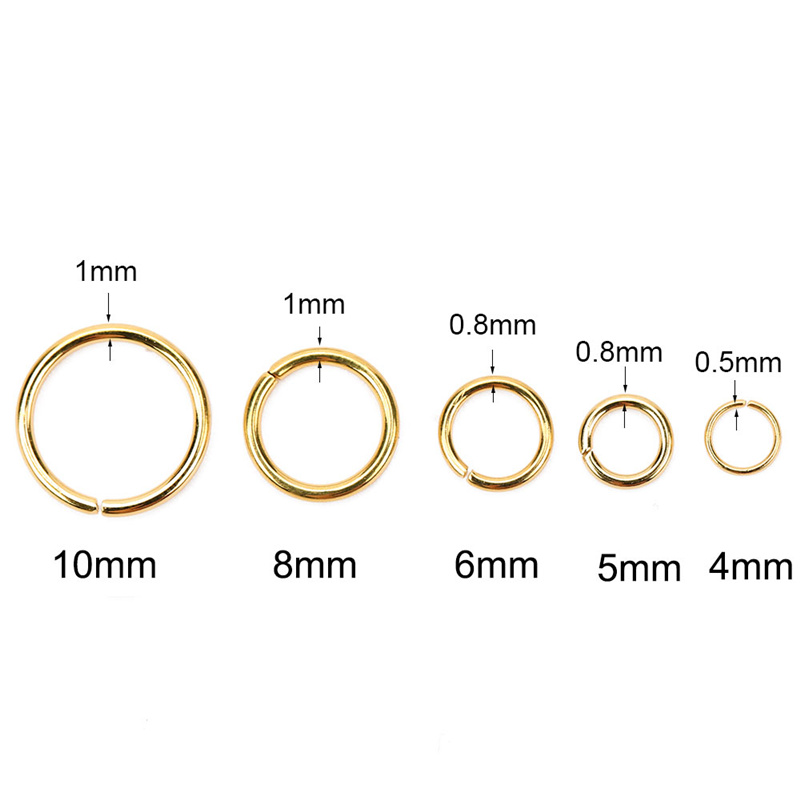 100 sztuk PVD nigdy nie znikną – Jump Ring Assorted recenzja i cena