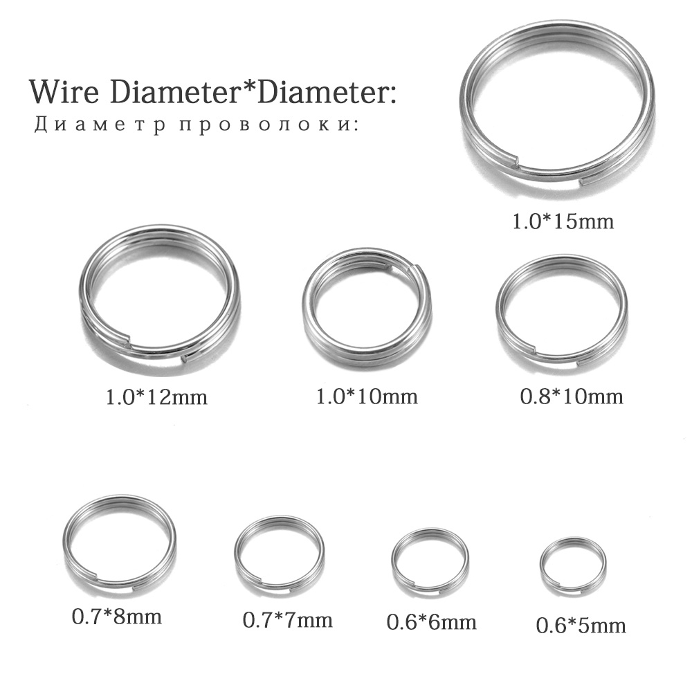 50-100 sztuk / partia 6 8 10 1 – Jump Ring Assorted recenzja i cena