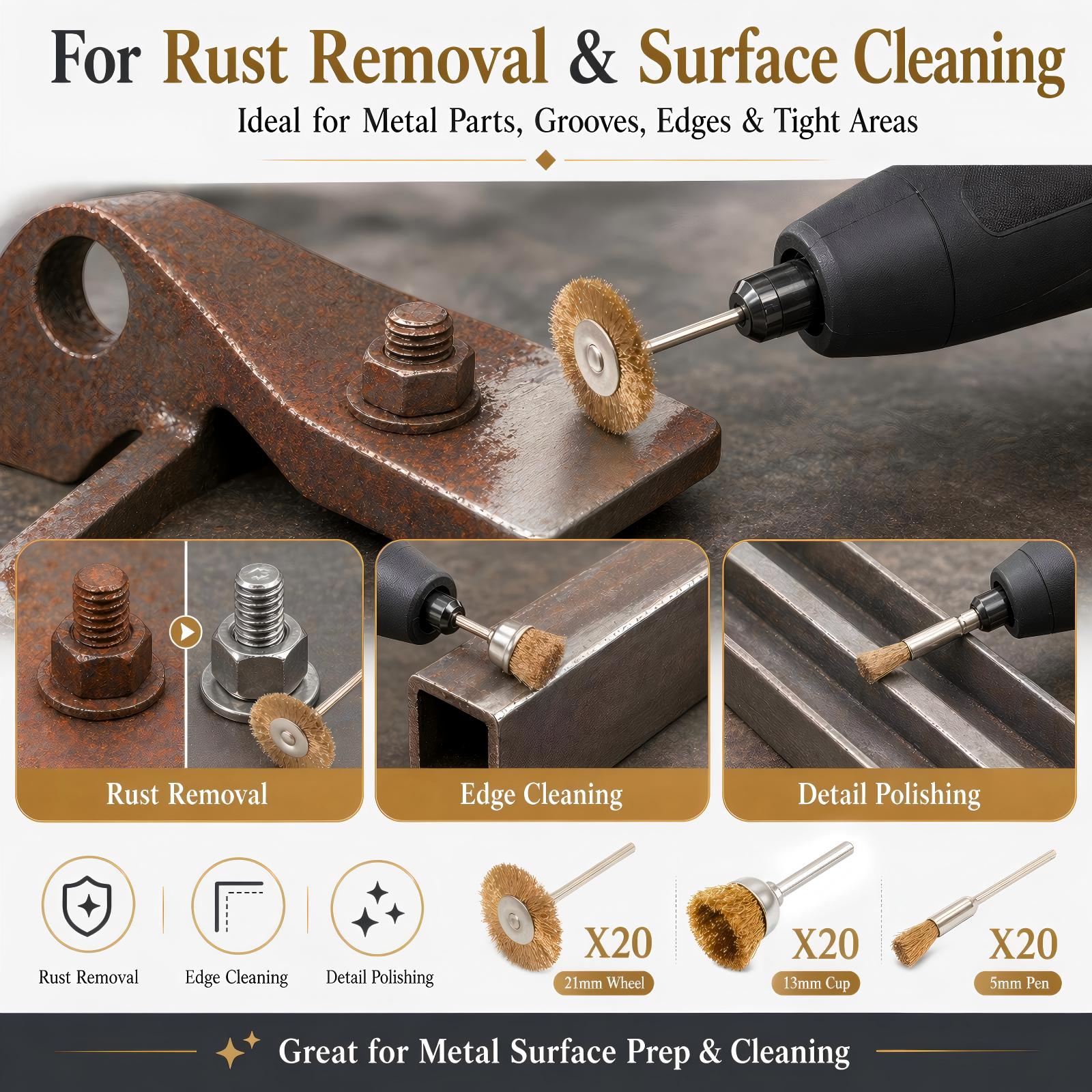 Zestaw 60 szt. szczotek z mosi – Jewelry Making Wire recenzja i cena