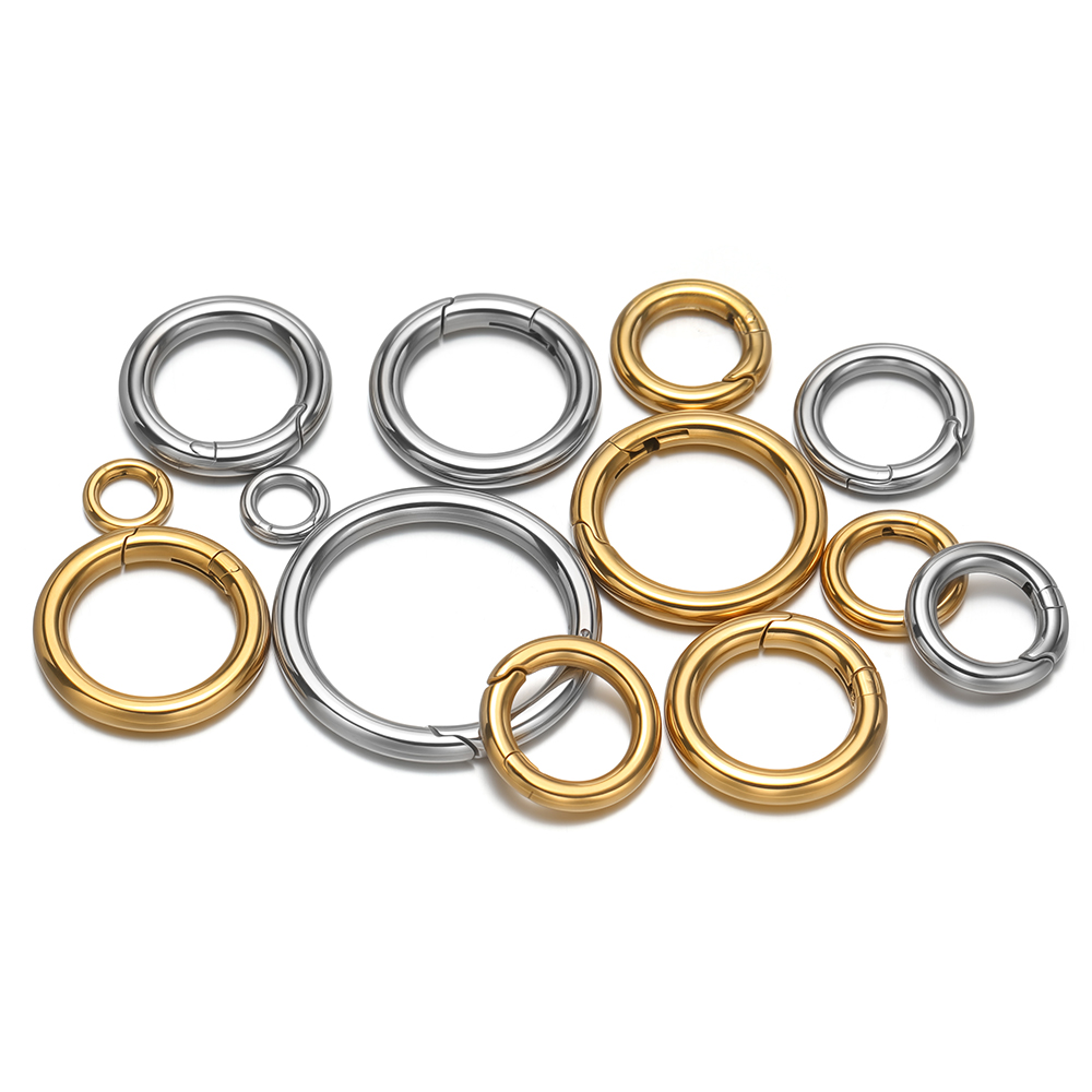 2 szt./partia Okrągłe karabińc – Jewelry Making Factory recenzja i cena