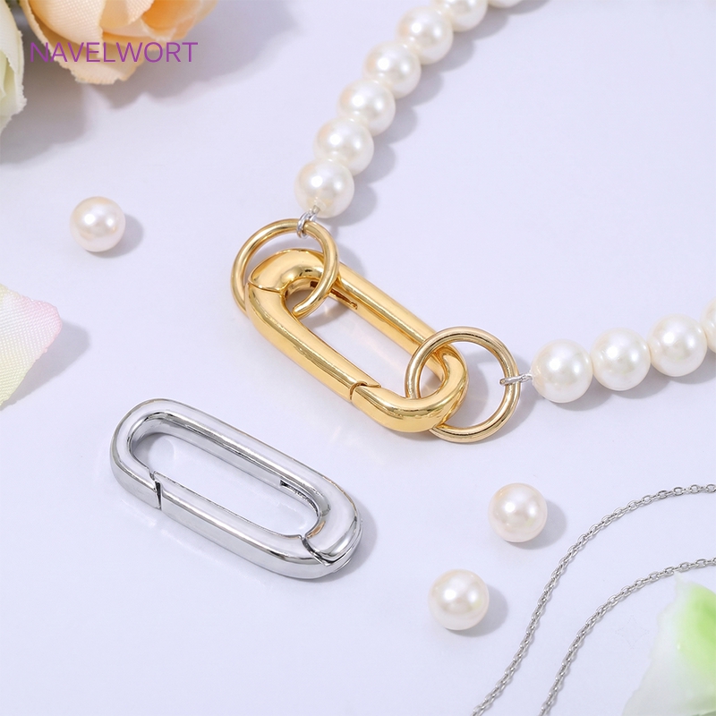 1/2/4 szt. Złote (18K) owalne  – Jewelry Making Essentials recenzja i cena