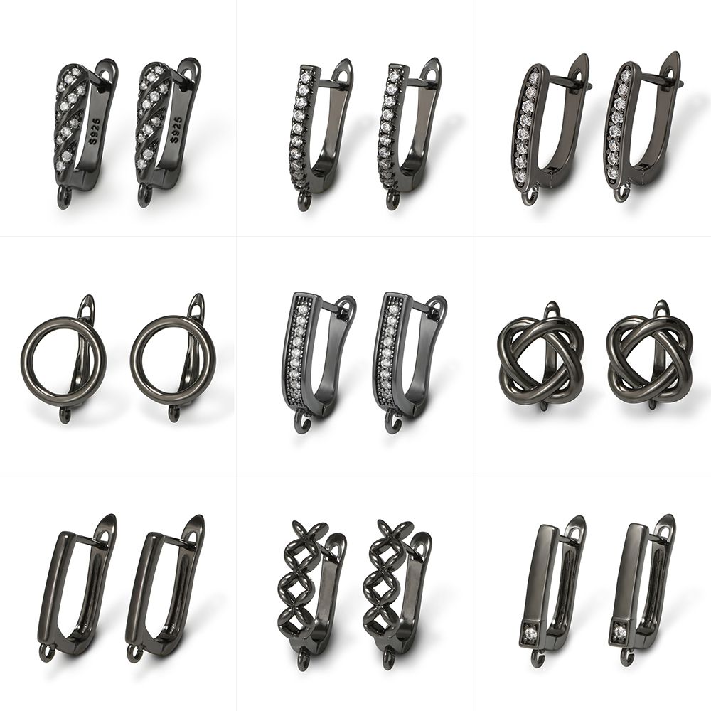 YANASI 1 Para Czarne Mosiężne  – Jewelry Making Essentials recenzja i cena