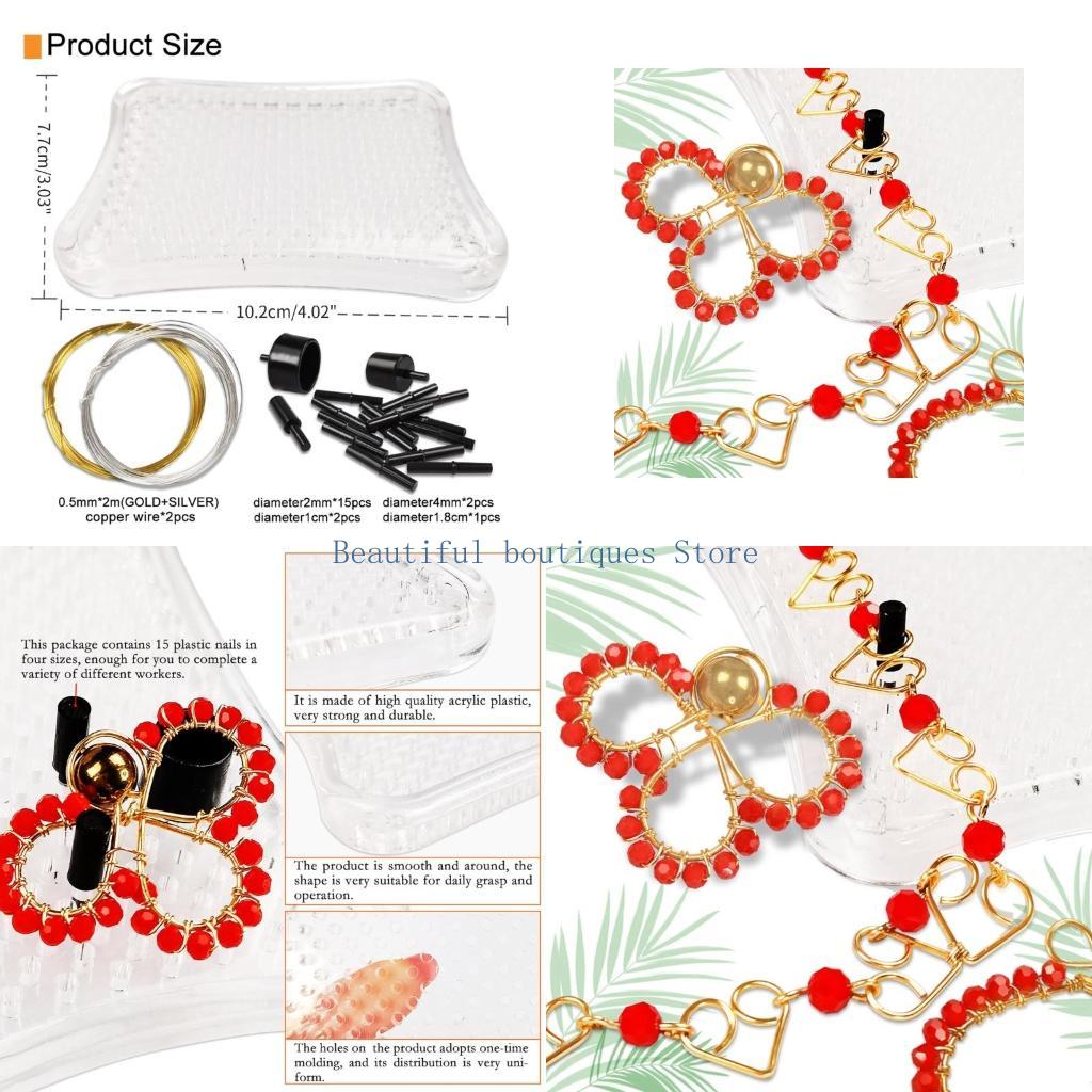 U4LF Plastikowe przyrządy do g – Wire Jewelry Making Jig recenzja i cena