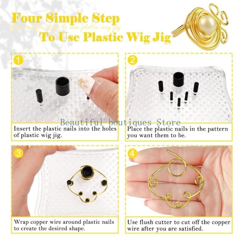 U4LF Plastikowe przyrządy do g – Wire Jewelry Making Jig recenzja i cena