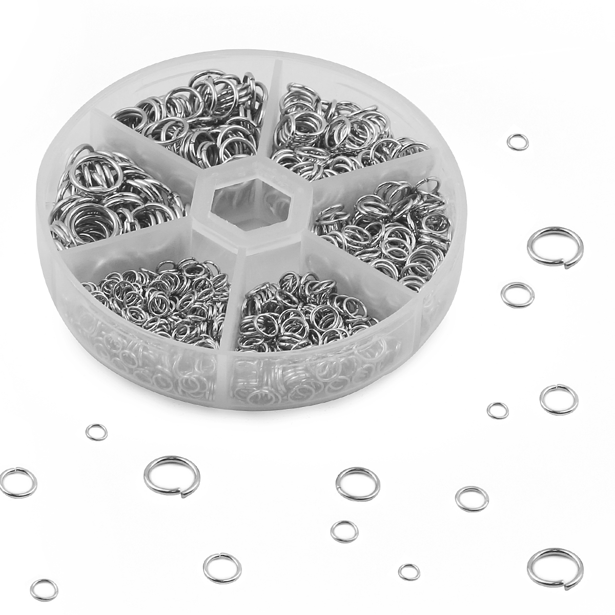 1 zestaw 1200 sztuk otwarty pi – Jump Ring Assorted recenzja i cena