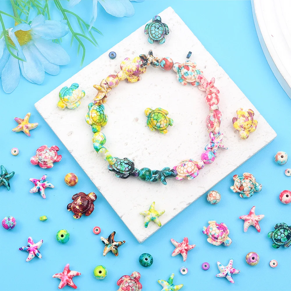 6/46/558 szt. Wielokolorowe ko – Jewelry Making For Birthday Party recenzja i cena